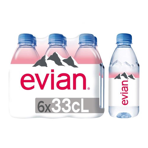 Evian natural spring water - evian,