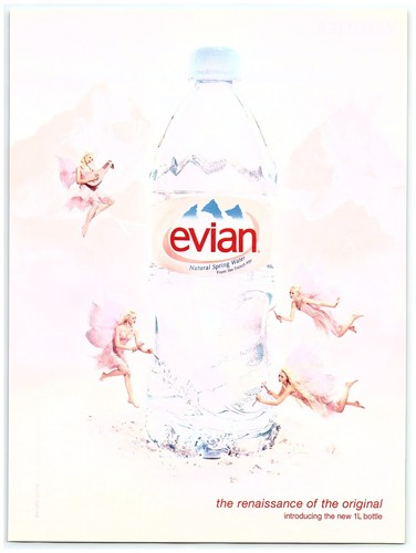 2004 evian print beautiful - evian,