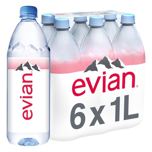 Evian spring water fl - water,